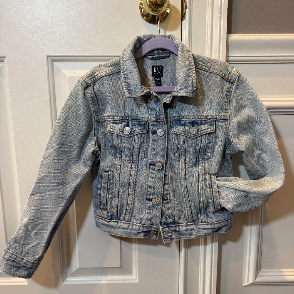 Girls' Gap Light Wash Denim Jacket